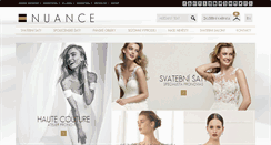 Desktop Screenshot of nuance.cz
